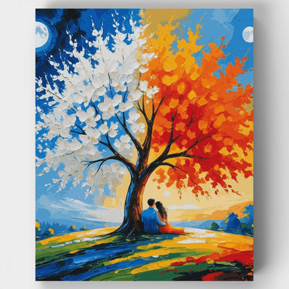 Day and Night Tree of Life - Paint by Numbers Kit
