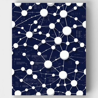 Digital Network - Paint by Numbers Kit