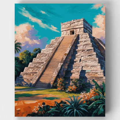 Chichen Itza - Paint by Numbers Kit