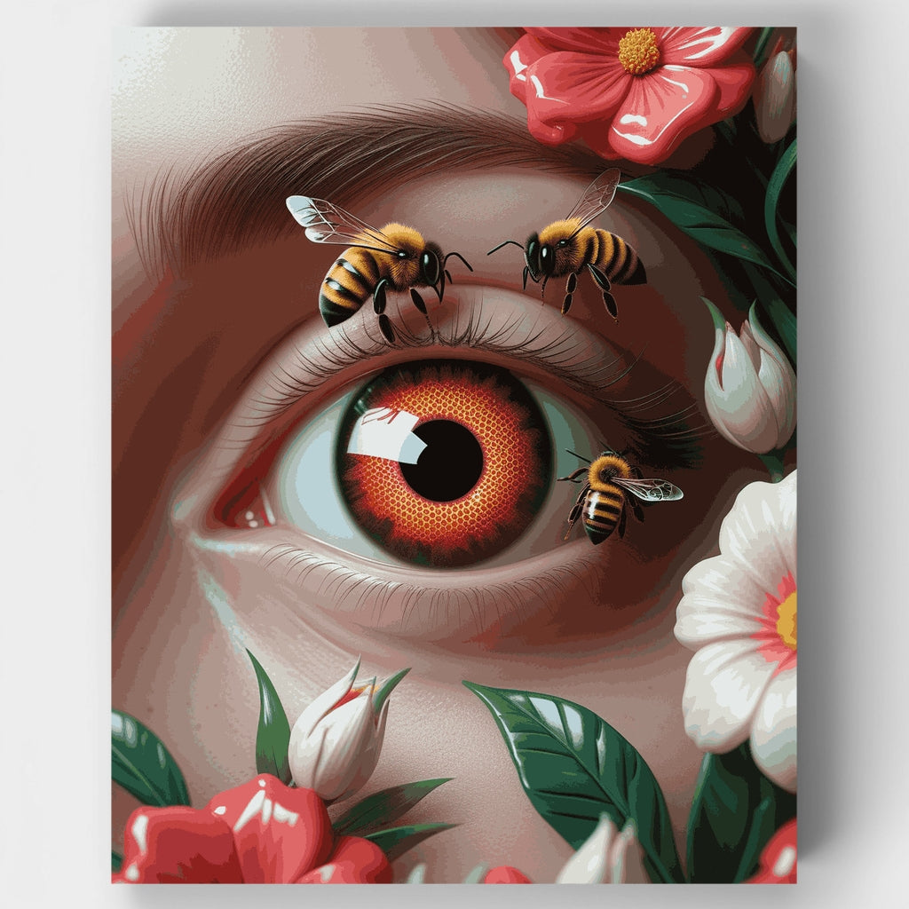 Ojo de abeja melífera - Kit de pintura por números — Estándar