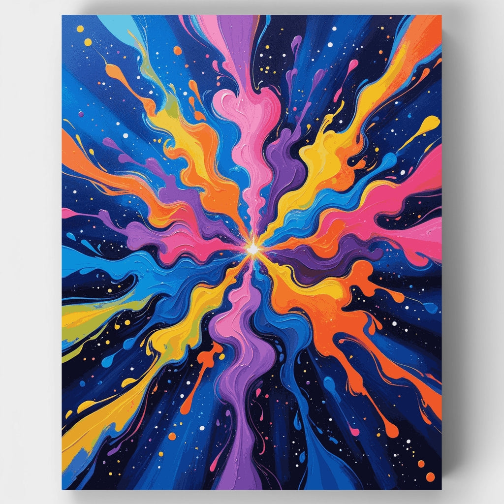 Explosión cósmica - Kit de pintura por números — Estándar