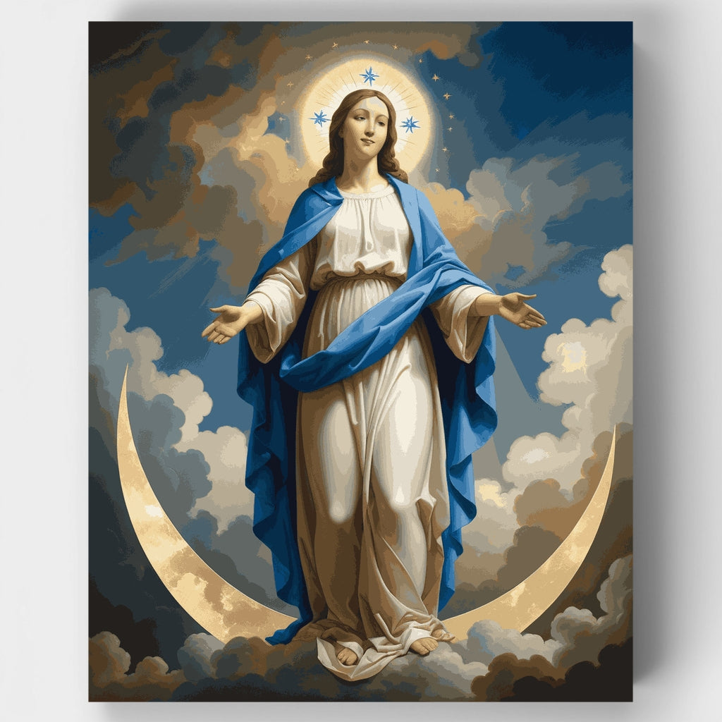 Nuestra Señora de la Inmaculada Concepción - Kit de pintura por números — Estándar