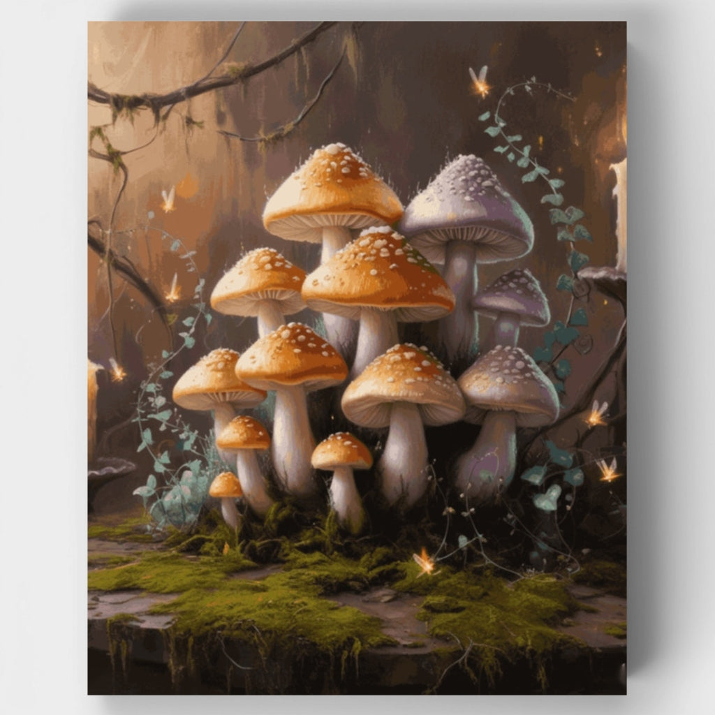 Fantasy Mushroom - Paint by Numbers Kit