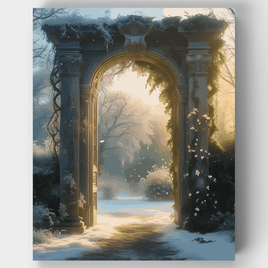 Arco de jardín místico - Kit de pintura por números — Estándar