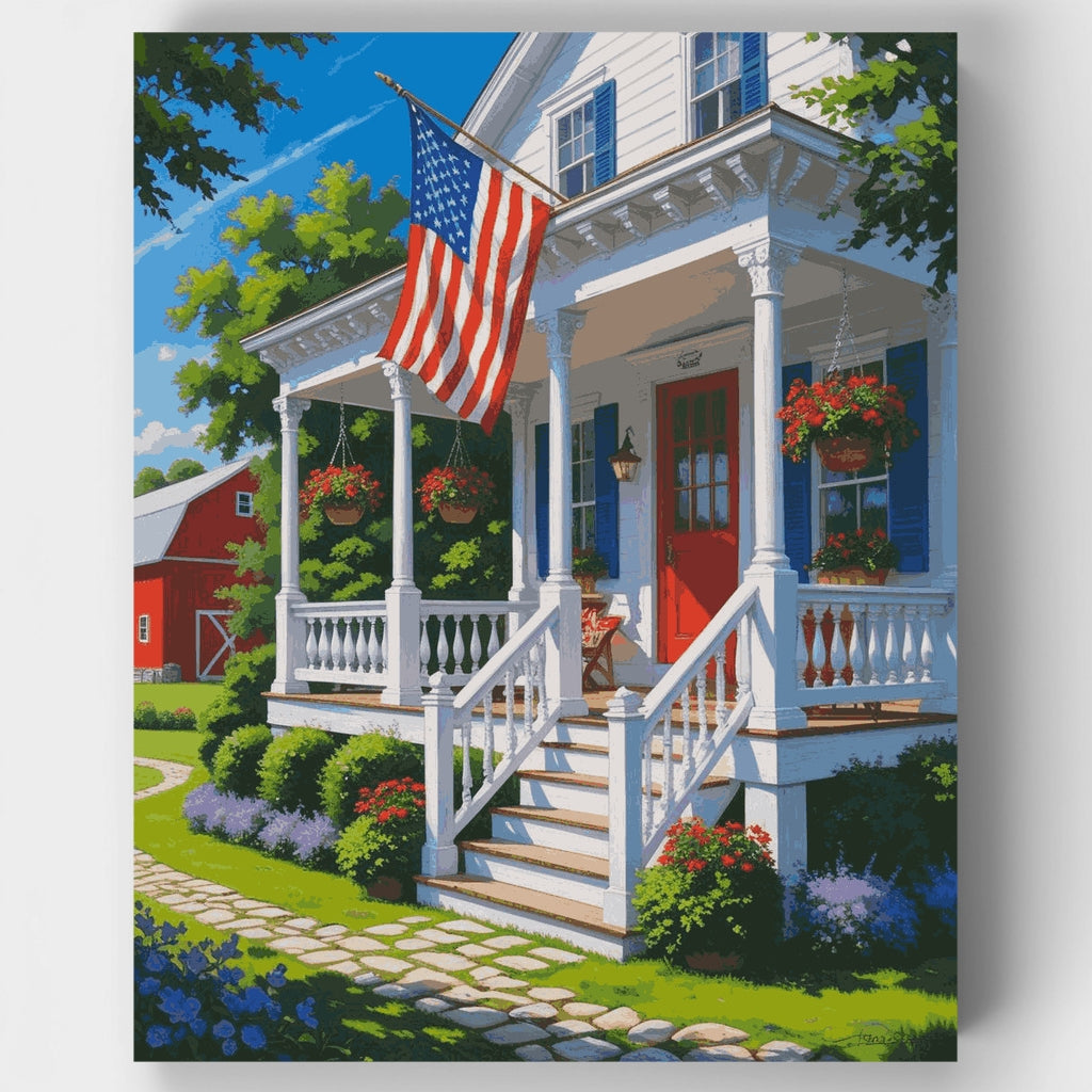 Granja Americana de Verano - Kit de pintura por números — Estándar