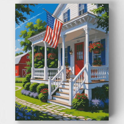 American Farmhouse Summer - Paint by Numbers Kit