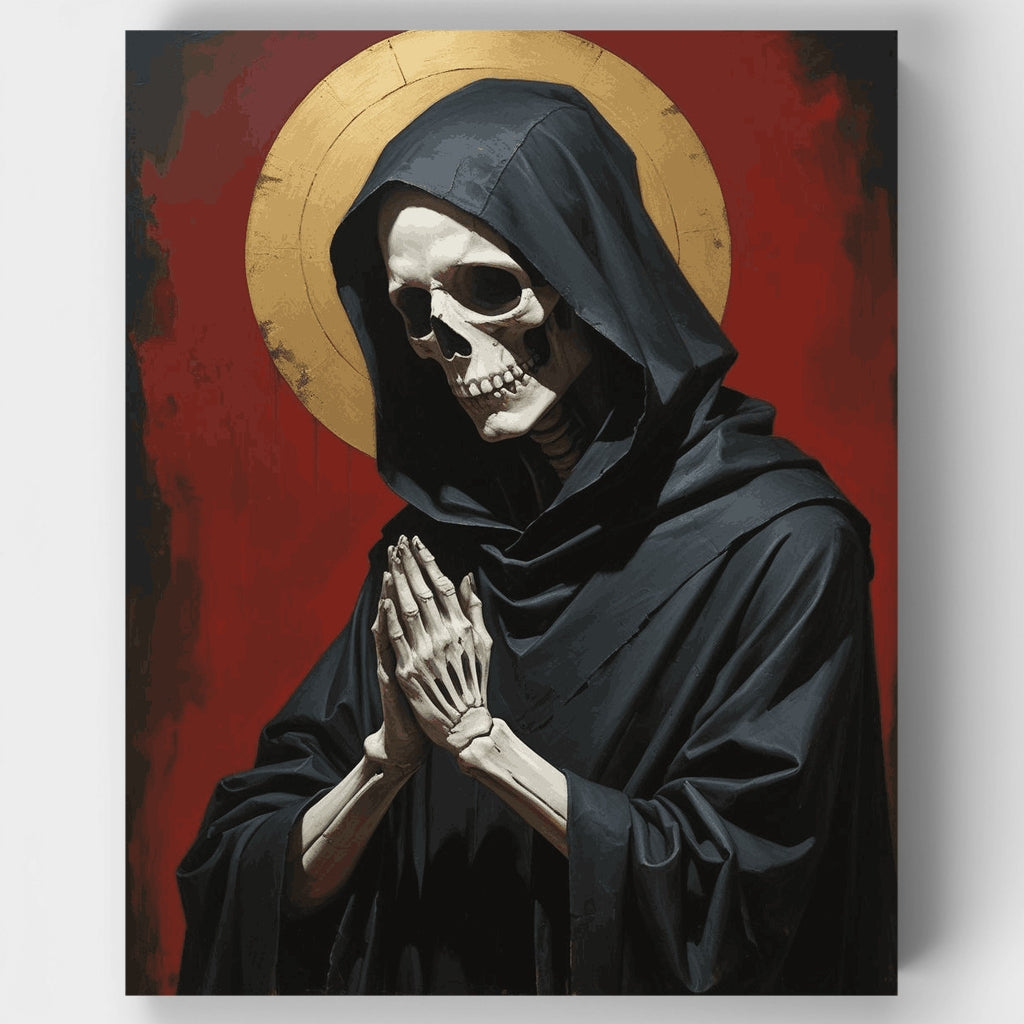 Kit de pintura por números: Santa Muerte — Estándar