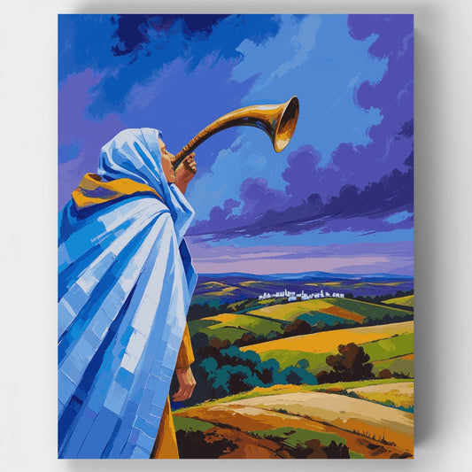 Sacred Call in the Hills - Paint by Numbers Kit