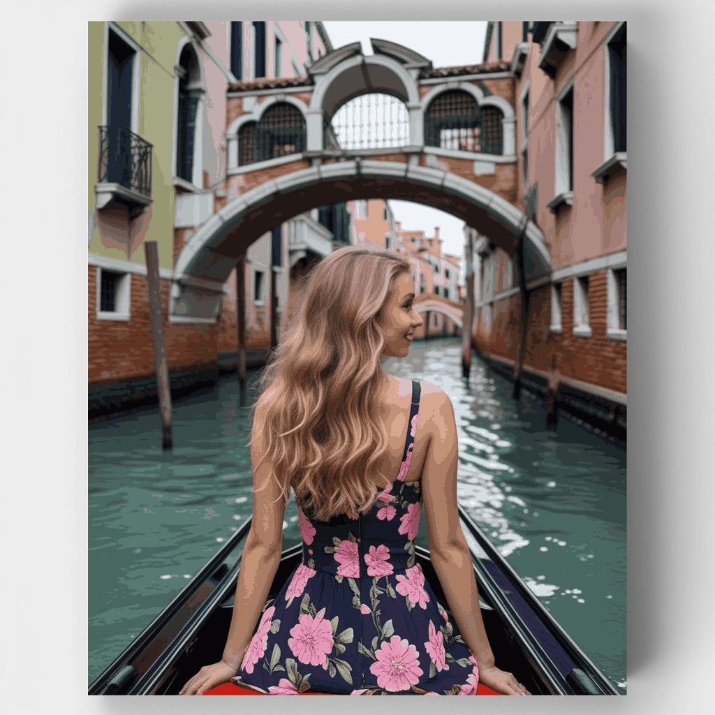 Venice Gondola Romance - Paint by Numbers Kit