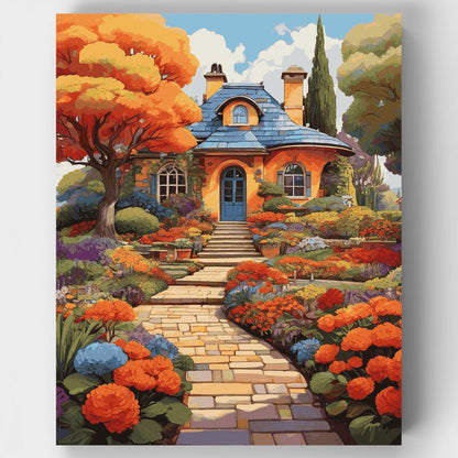 Autumn Cottage - Paint by Numbers Kit