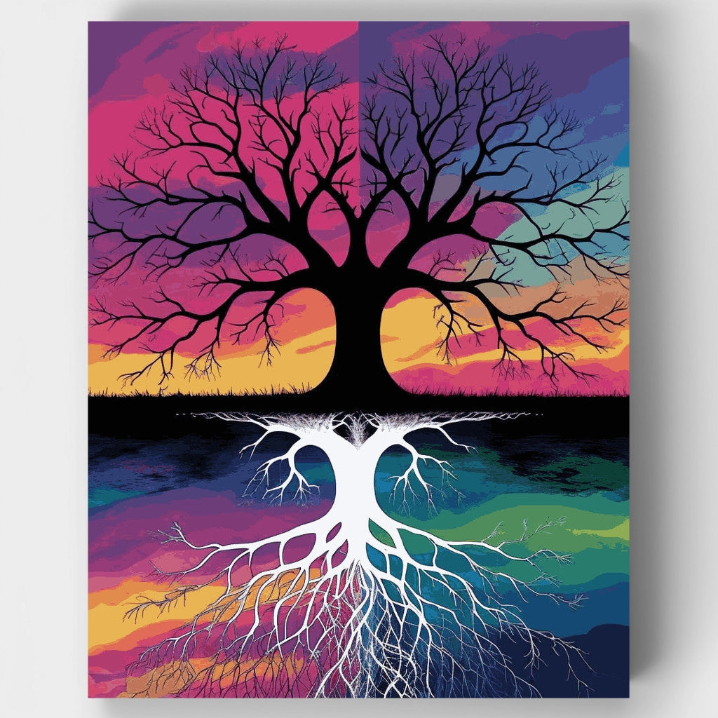 Kit de pintura por números - Árbol de la vida místico — Estándar