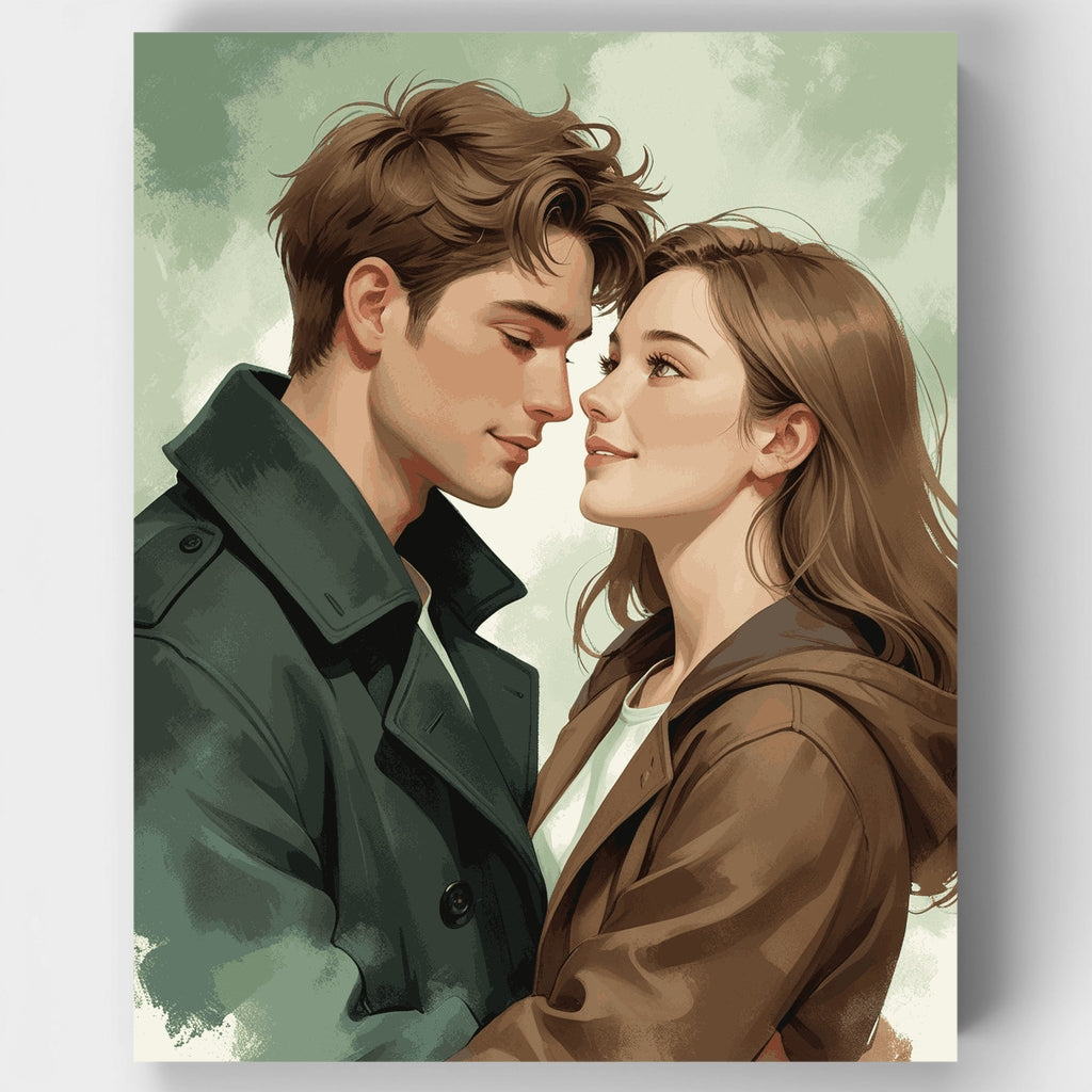 Romantic Couple - Paint by Numbers Kit