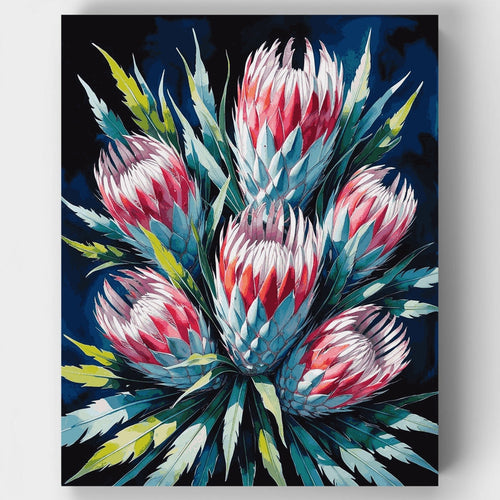 Protea - Paint by Numbers Kit