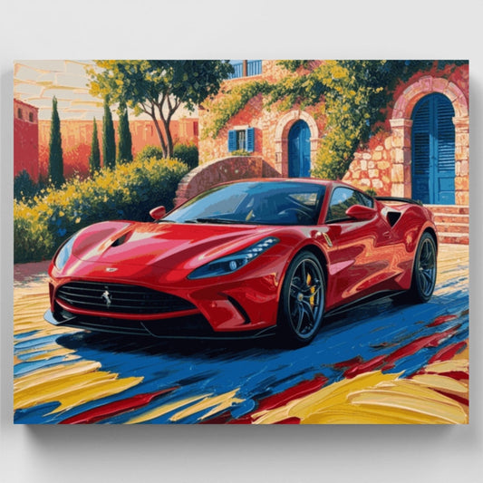 Automotive Artwork - Paint by Numbers Kit
