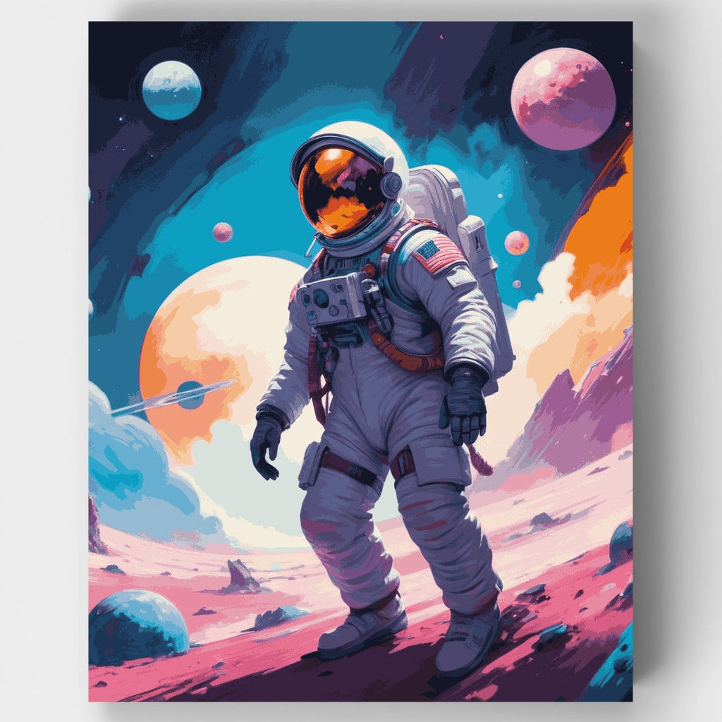 Planeta Galáctico - Kit de pintura por números — Estándar
