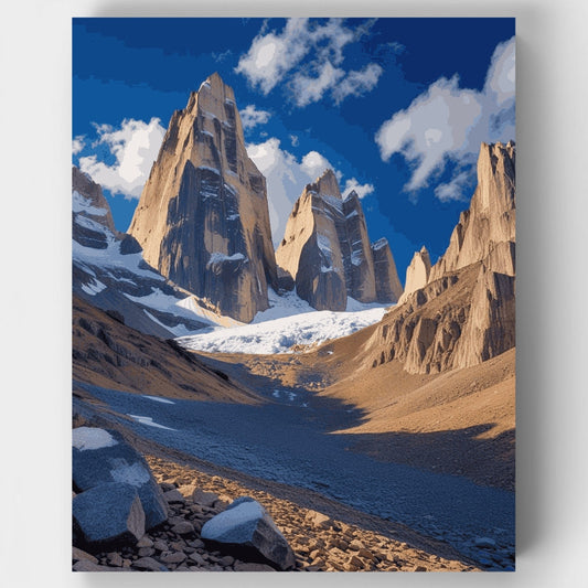 Torres del Paine National Park - Paint by Numbers Kit