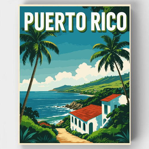 Puerto Rico - Paint by Numbers Kit