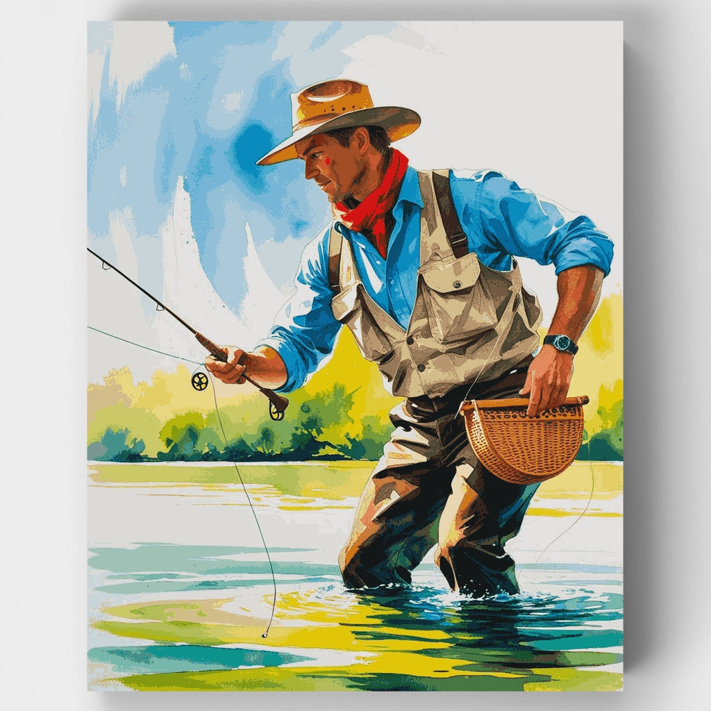 Fly Fishing Adventure - Paint by Numbers Kit