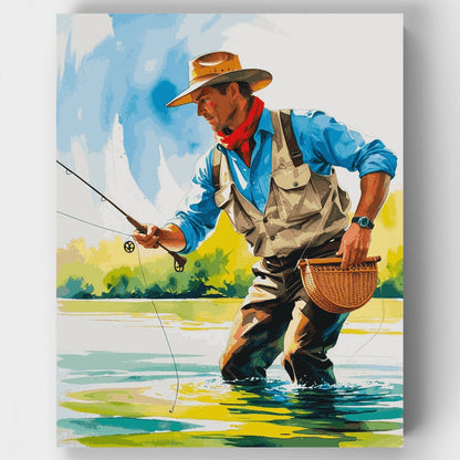 Fly Fishing Adventure - Paint by Numbers Kit