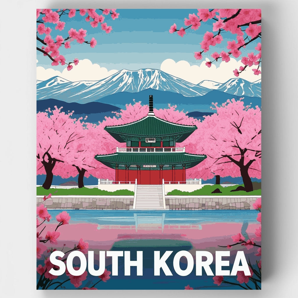 South Korea - Paint by Numbers Kit