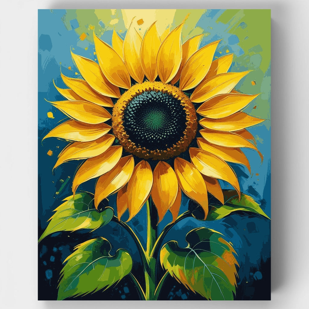 Vibrant Sunflower - Paint by Numbers Kit