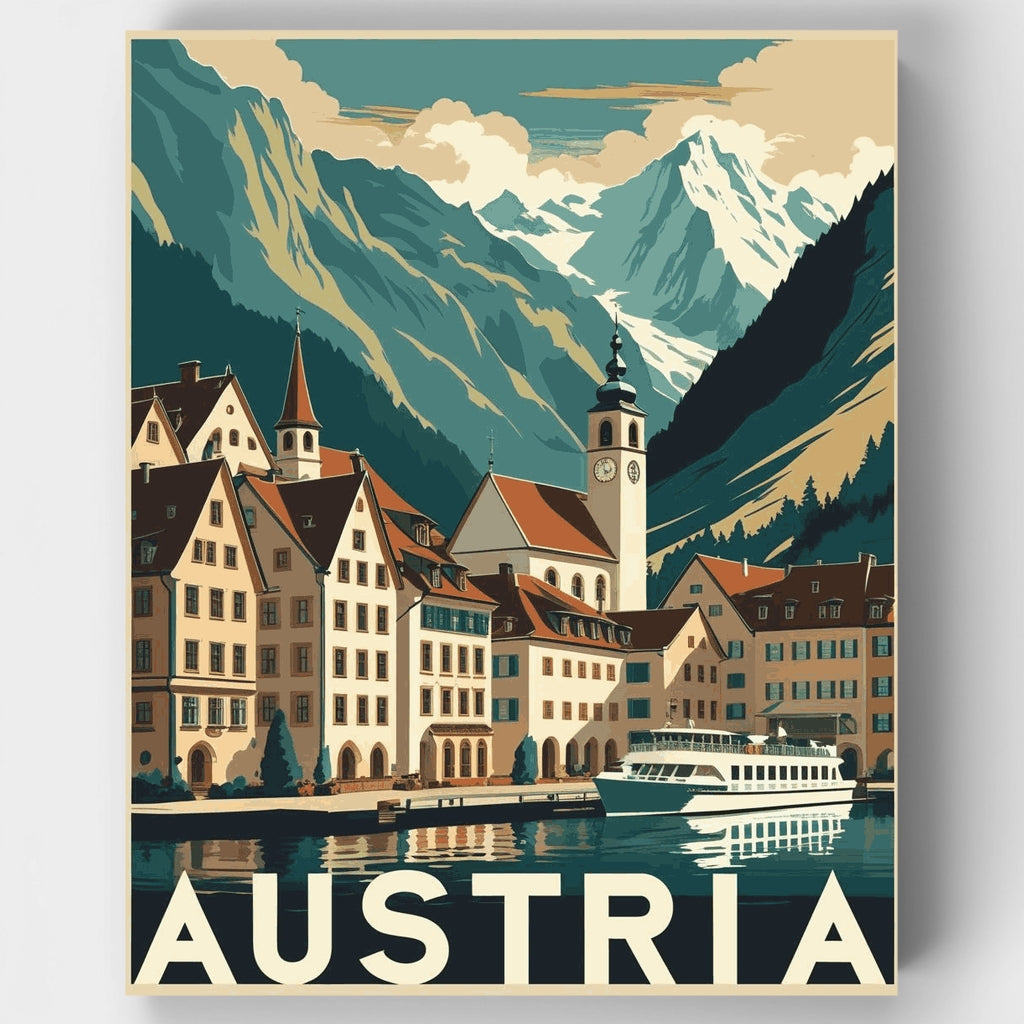 Austria - Kit de pintura por números — Estándar