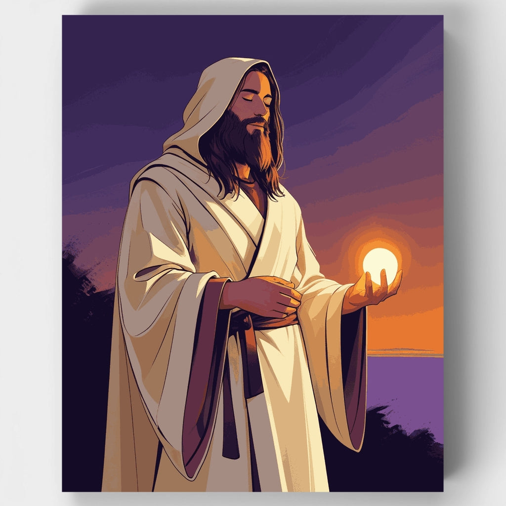 Portador de la Luz Divina - Kit de pintura por números — Estándar