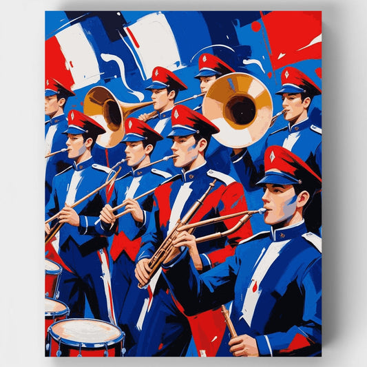 Marching Band Performance - Paint by Numbers Kit