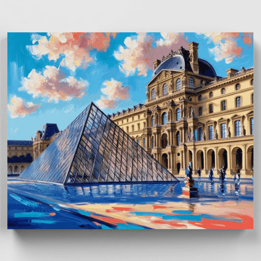 The Louvre - Paint by Numbers Kit