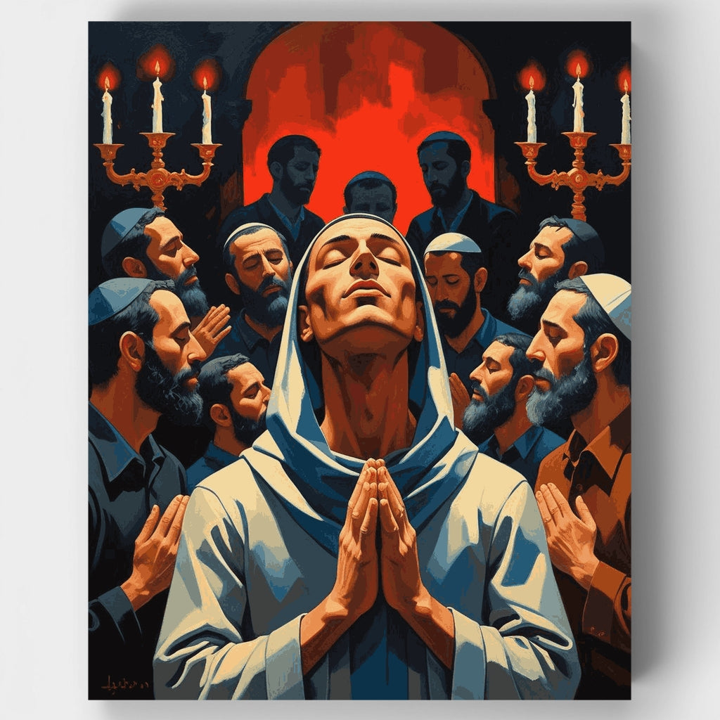 Ceremonia de oración - Kit de pintura por números — Estándar