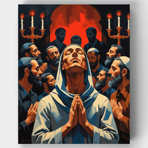 Prayer Ceremony - Paint by Numbers Kit