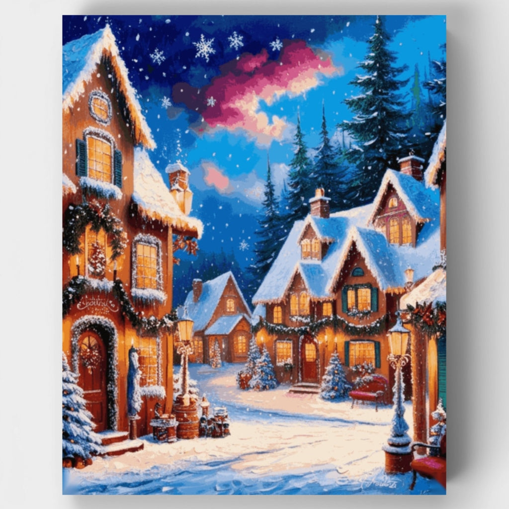Whimsical Christmas - Paint by Numbers Kit