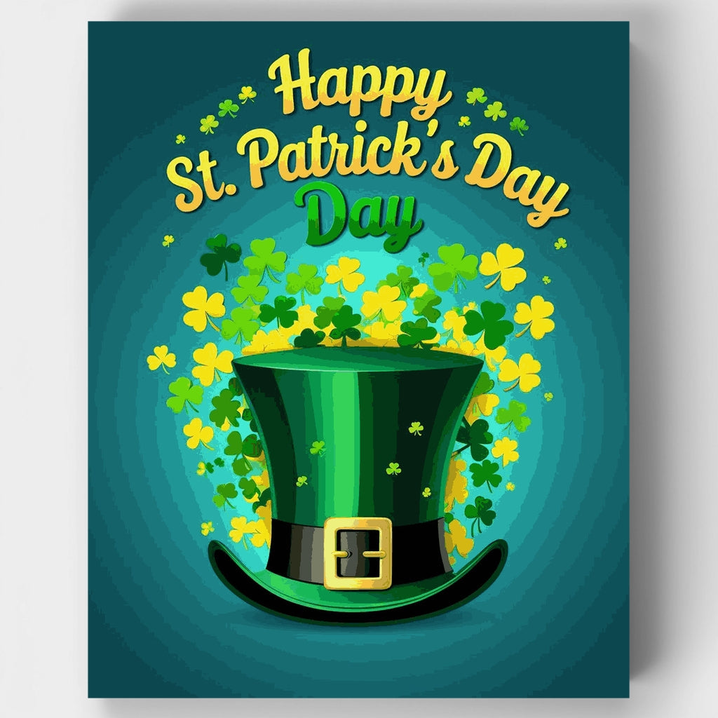 Kit de pintura por números "Feliz Día de San Patricio" n.º 2 — Estándar