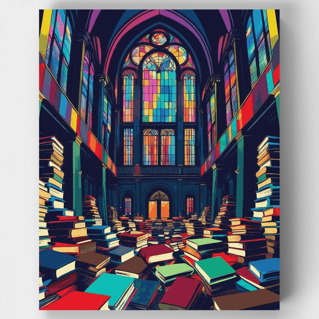 Mystical Library - Paint by Numbers Kit
