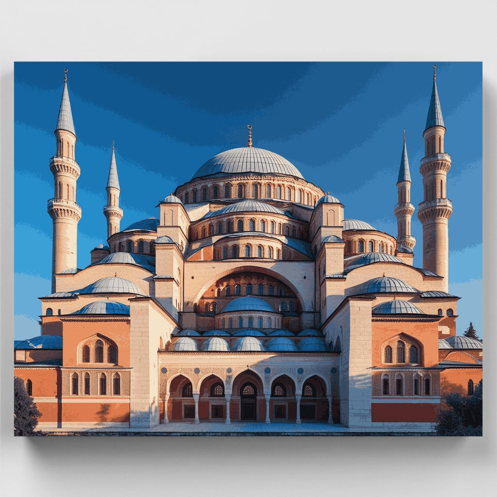 Mezquita Azul de Estambul - Kit de pintura por números — Estándar