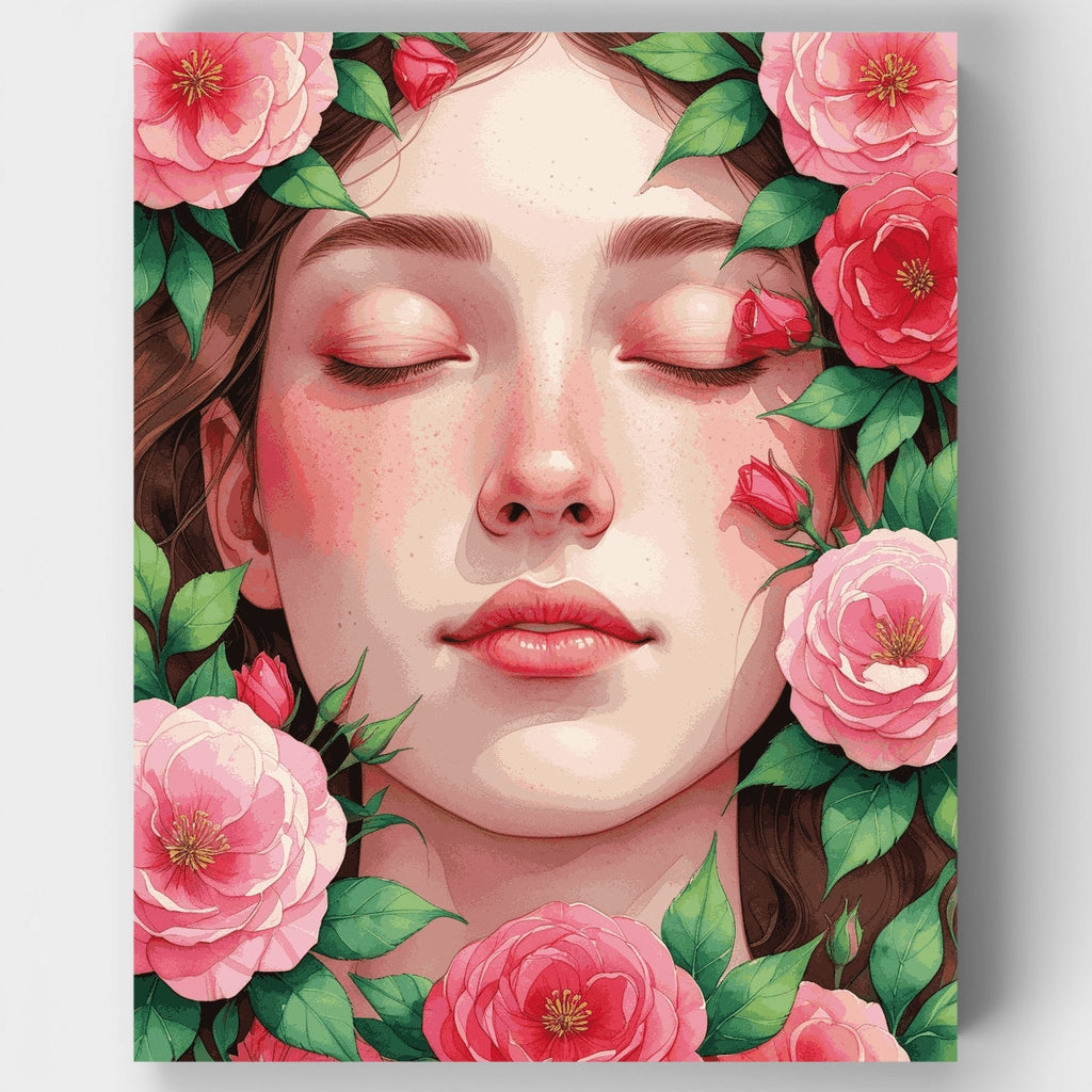 Floral Serenity - Paint by Numbers Kit