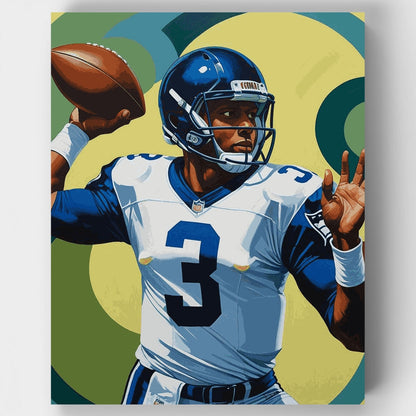 NFL Quarterback #3 - Paint by Numbers Kit