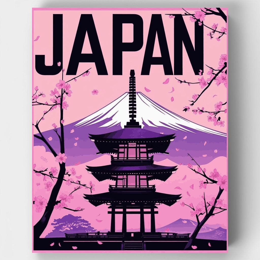 Japan - Paint by Numbers Kit