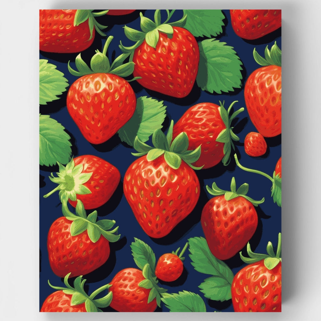 Delicia de Fresa - Kit de Pintura por Números — Estándar