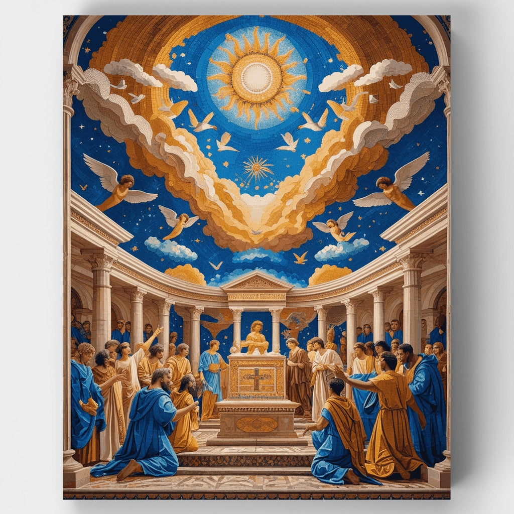 Asamblea Divina - Kit de pintura por números — Estándar