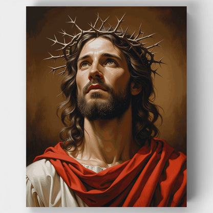 Crown of Thorns Portrait - Paint by Numbers Kit