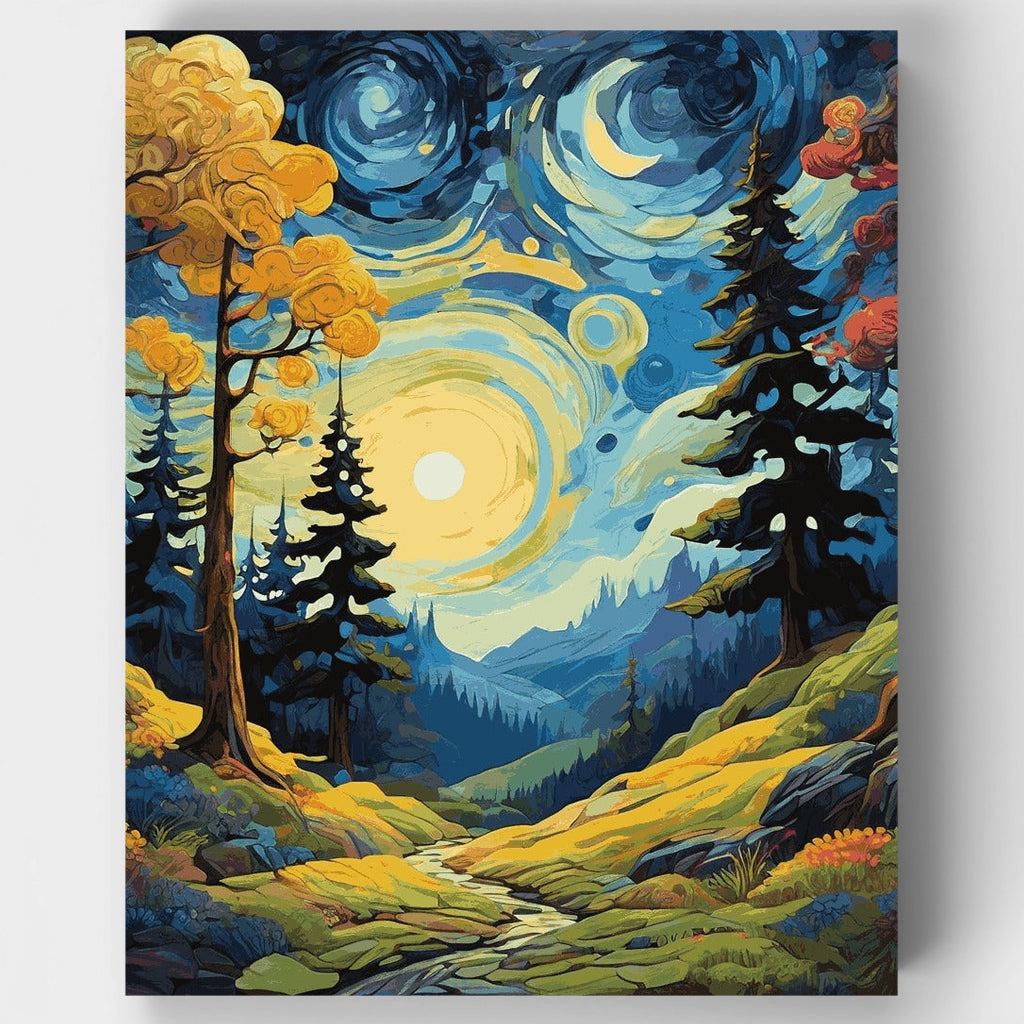 Magical Forest - Paint by Numbers Kit