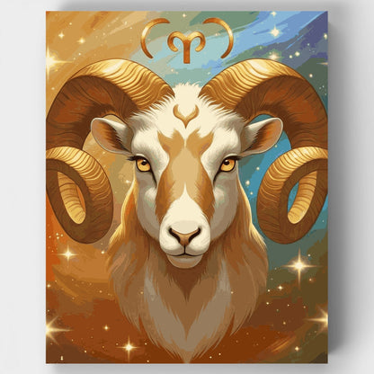Celestial Aries Constellation - Paint by Numbers Kit