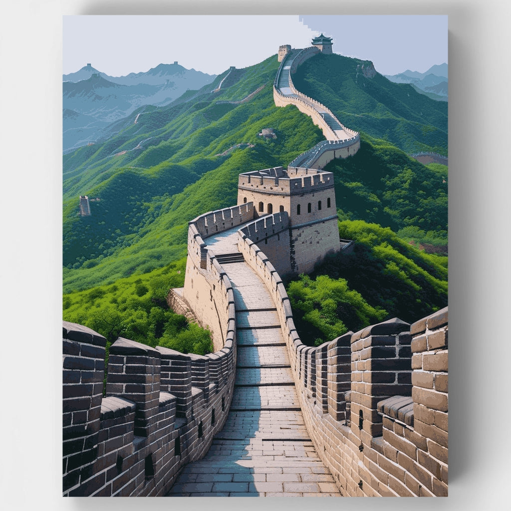 Gran Muralla China - Kit de pintura por números — Estándar