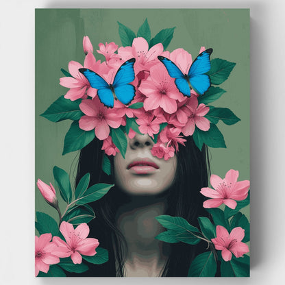 Butterfly Blooms - Paint by Numbers Kit