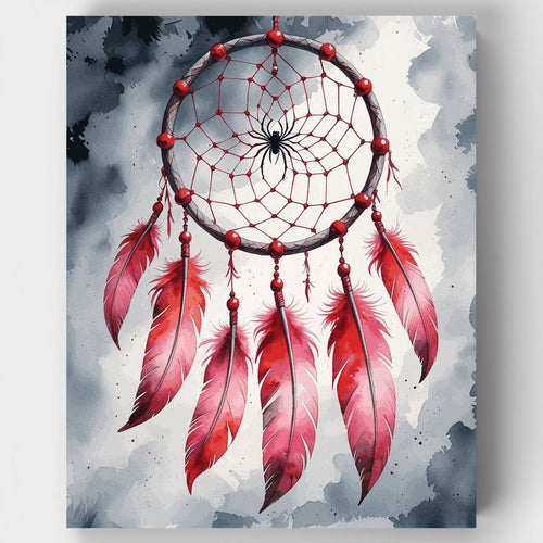 Mystical Spider Dream Catcher - Paint by Numbers Kit