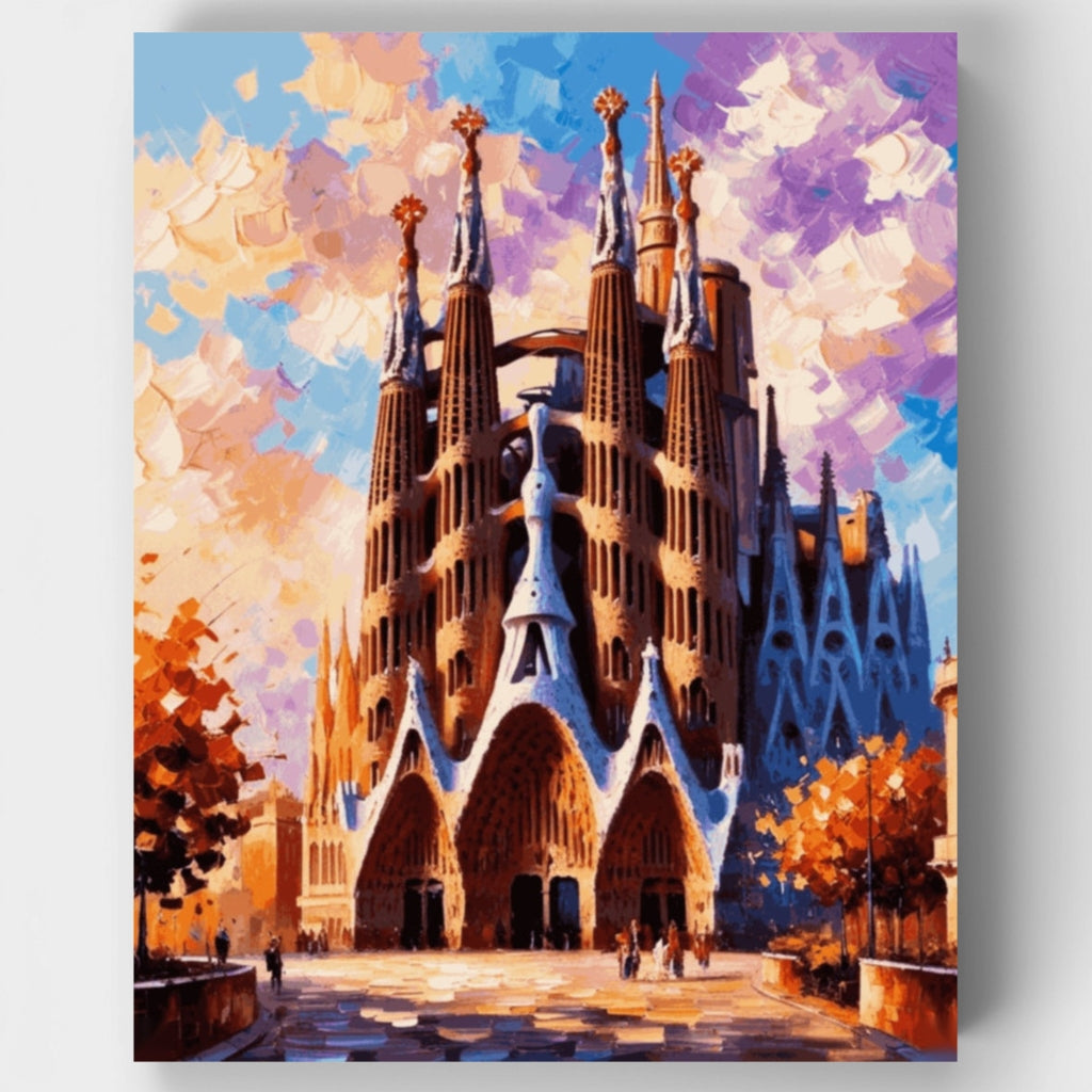 Sagrada Familia - Kit de pintura por números — Estándar