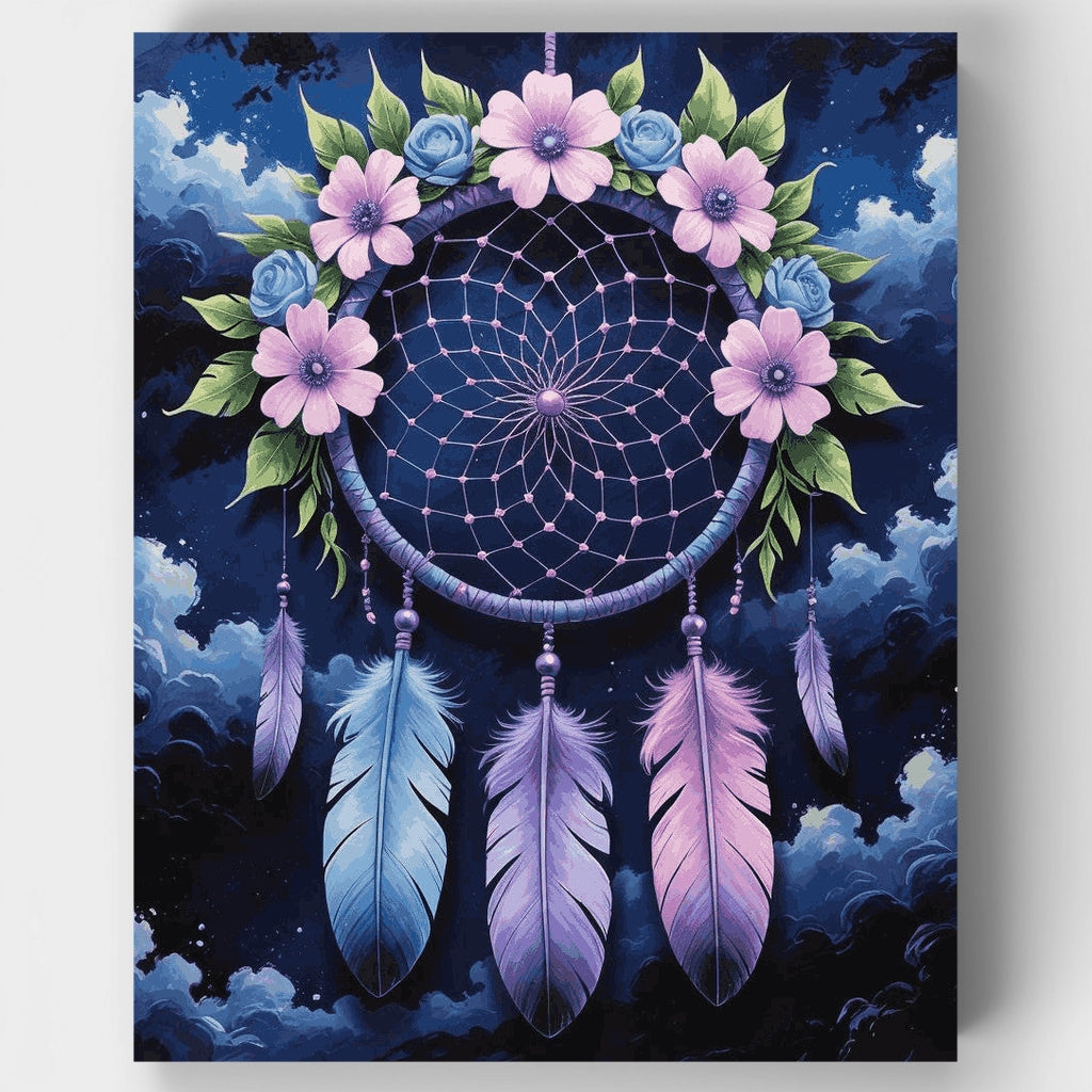 Twilight Floral Dream Weaver - Paint by Numbers Kit