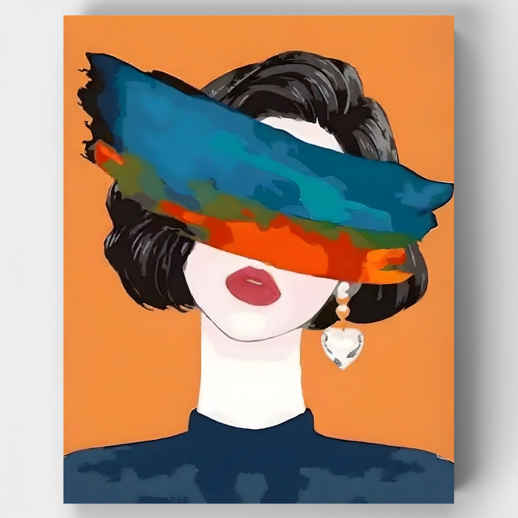 Musa moderna - Kit de pintura por números — Estándar