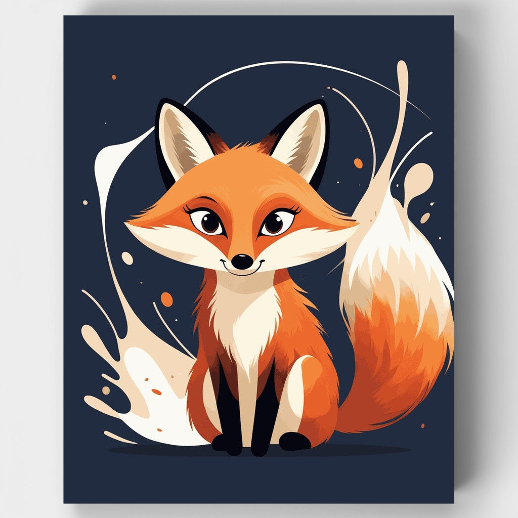 Zorro Encantado - Kit de Pintura por Números — Estándar